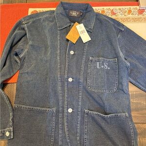 Ralph Lauren Double RL Dark Blue Relaxed Jacket size Small